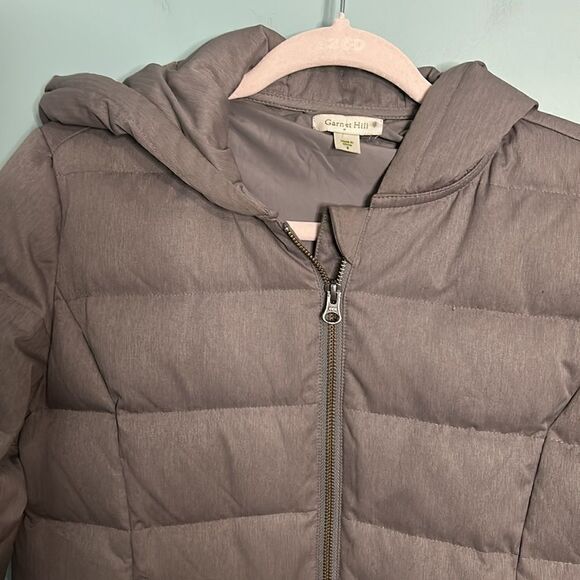 Garnet Hill Hooded Down Puffer Jacket - Picture 5 of 10